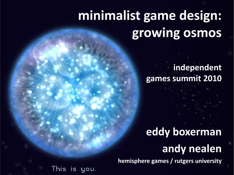 Growing Osmos Growing Osmos