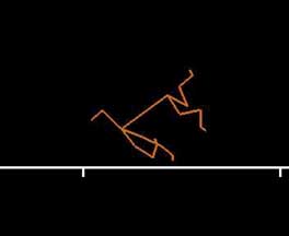 animation of horse wiping out